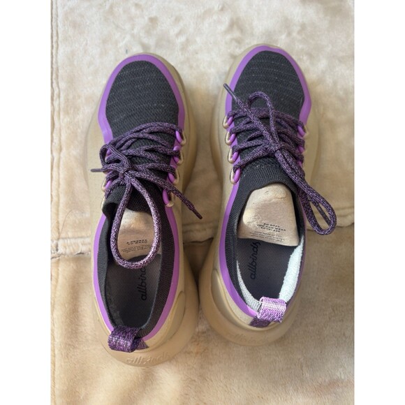 NWT Allbirds Size 11 Mens All birds Trail Runner Sneaker Shoes Black Purple Tan main image 4